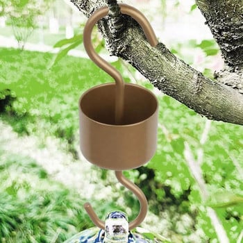 Bird Water Feeder Αυθεντική παγίδα κατά των μυρμηγκιών Γάντζοι Oriole Nectar Hummingbird Feeder Flower Ant Moat Κατάλληλο για όλα τα μπολ πουλιών