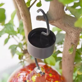 Bird Water Feeder Αυθεντική παγίδα κατά των μυρμηγκιών Γάντζοι Oriole Nectar Hummingbird Feeder Flower Ant Moat Κατάλληλο για όλα τα μπολ πουλιών