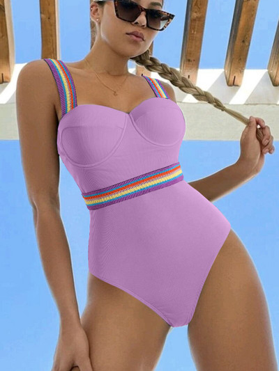 Push Up ženski kupaći kostim Jednodijelni seksi kupaći kostim Ženski kupaći kostim za 2023. Bandage Bodi sa žicom Plivaći kostim Kupaći kostimi