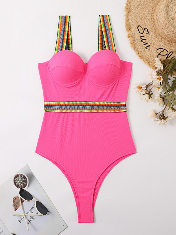 Push Up ženski kupaći kostim Jednodijelni seksi kupaći kostim Ženski kupaći kostim za 2023. Bandage Bodi sa žicom Plivaći kostim Kupaći kostimi