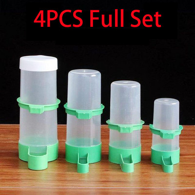 4 buc. Animale de companie Hrănitoare pentru păsări Clip pentru adăpator pentru hrănitor pentru păsări Dozator de apă pentru papagali Fântâni de băut Fermă Echipament agricol