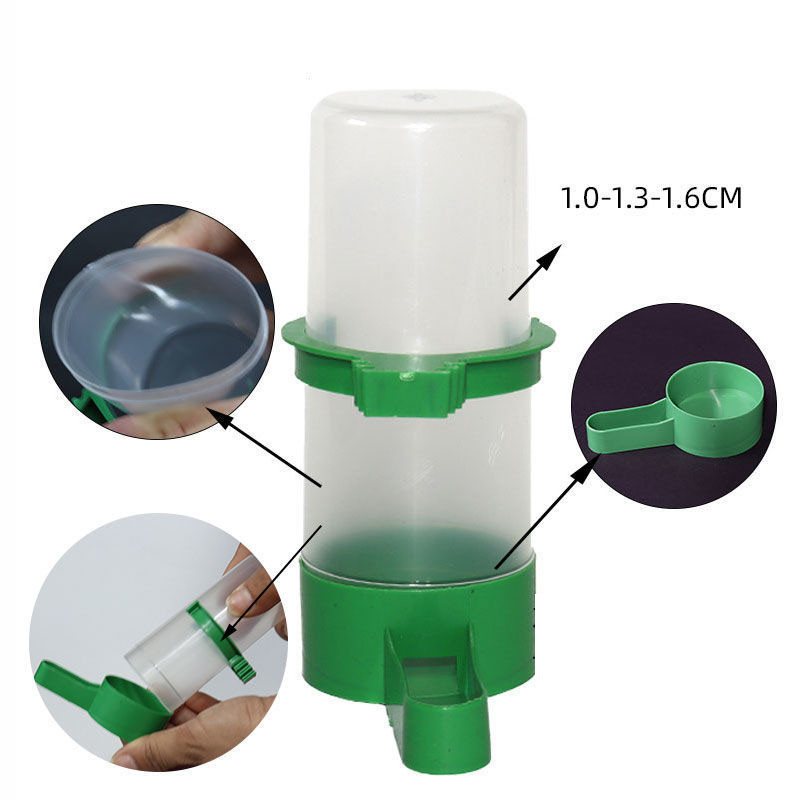 4 buc. Animale de companie Hrănitoare pentru păsări Clip pentru adăpator pentru hrănitor pentru păsări Dozator de apă pentru papagali Fântâni de băut Fermă Echipament agricol