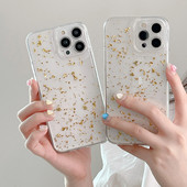 Ottwn Gold Fólia átlátszó telefontok iPhone 13 12 11 14 Pro Max X XR XS Max 7 8 14 Plus SE kameravédelem Puha TPU hátlap