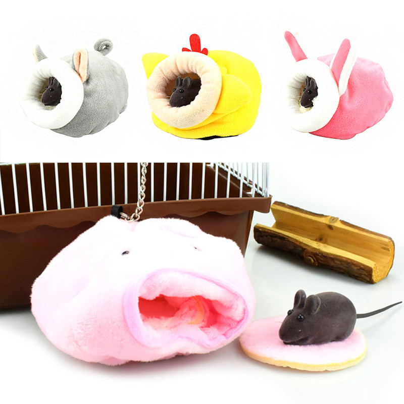 Hörcsögház tengerimalac-kiegészítők Hörcsög pamutház kisállat fészek téli meleg rágcsálóknak/tengerimalacnak/patkánynak/sünnek