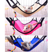Висяща дишаща клетка за домашни любимци Летен хамстер Катерица Хамак Люлка Спално легло