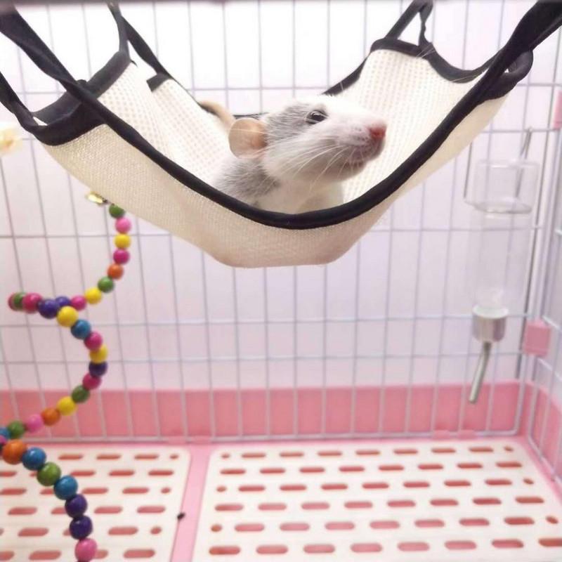 Висяща дишаща клетка за домашни любимци Летен хамстер Катерица Хамак Люлка Спално легло