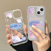 Корейски сладък облачен калъф за телефон за Samsung S20 S21 S22 Ultra калъф за Samsung A52 A53 A72 A71 A50 A51 A32 A12 A73 S20 FE капак