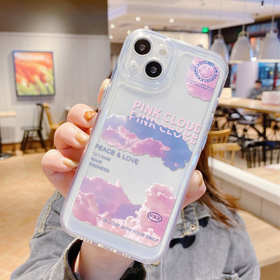 Корейски сладък облачен калъф за телефон за Samsung S20 S21 S22 Ultra калъф за Samsung A52 A53 A72 A71 A50 A51 A32 A12 A73 S20 FE капак