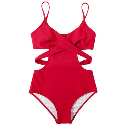 Leopard ženski kupaći kostim Jednodijelni izrezani kupaći kostim Novi seksi kupaći kostimi s križnim leđima 2023. Brazilski biquini bodi monokini