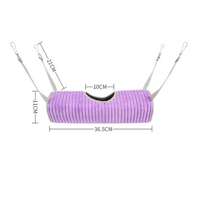 Kavez za hrčke Tunel Viseća mreža Zima Topli Štakor Male životinje Cijev za šećer Ljuljačka Spavanje Viseći krevet Gnijezdo Proizvodi za kućne ljubimce#20