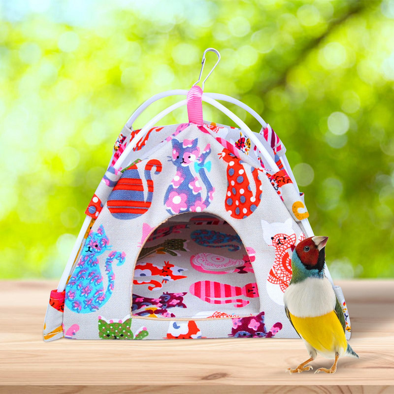 Viseći šator Viseća mreža Koliba Kuća za papige Krevet za spavanje Stalak za smuđ Ptičje gnijezdo Kavez za Conure Kakadua Vjeverica Ara Hrčak