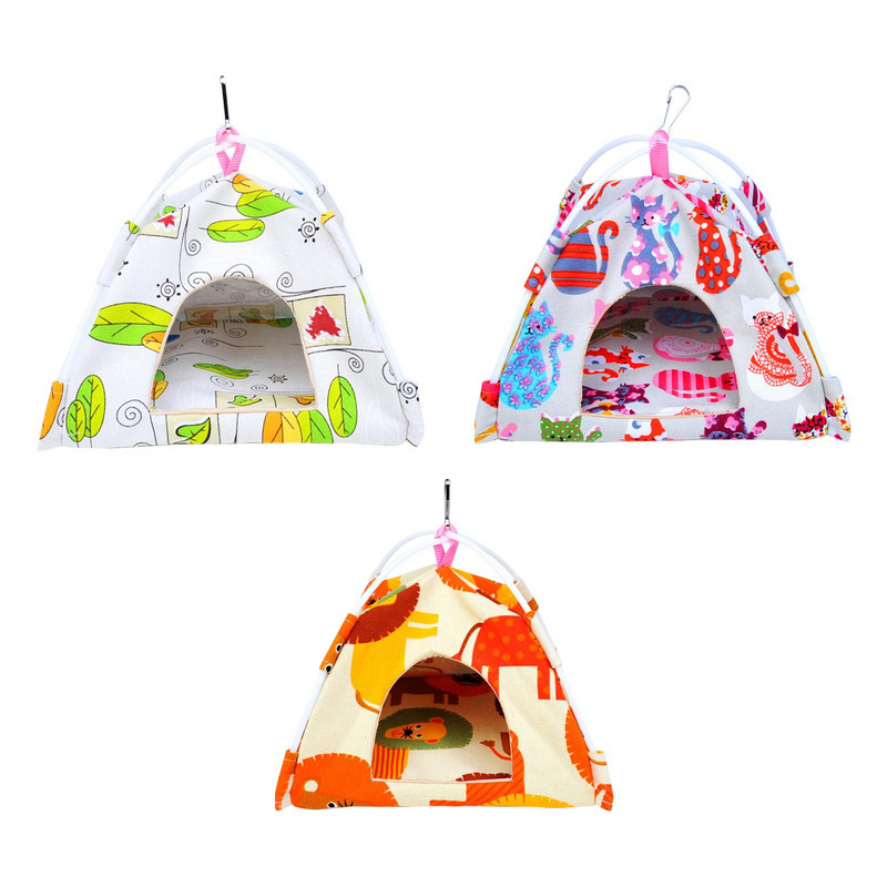 Viseći šator Viseća mreža Koliba Kuća za papige Krevet za spavanje Stalak za smuđ Ptičje gnijezdo Kavez za Conure Kakadua Vjeverica Ara Hrčak