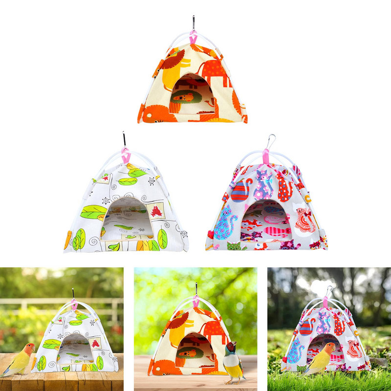 Viseći šator Viseća mreža Koliba Kuća za papige Krevet za spavanje Stalak za smuđ Ptičje gnijezdo Kavez za Conure Kakadua Vjeverica Ara Hrčak