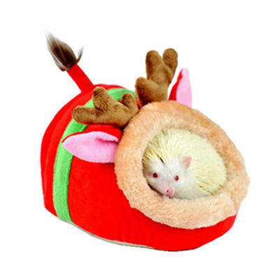 Σπίτι ινδικών χοιριδίων μαλλί βελούδινο μαλακό ζώο κρεβατοκάμαρα αξεσουάρ κλουβιού κρεβατοκάμαρα Chinchillas Squirrel κρεβάτι για μικρά προϊόντα για κατοικίδια