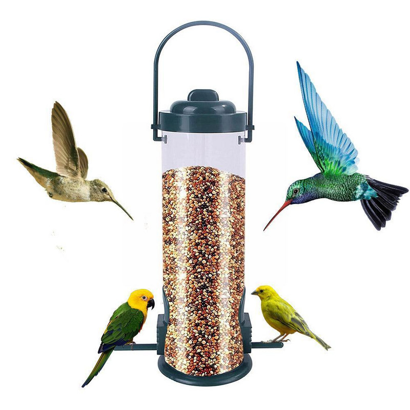 Viseća hranilica za ptice Vrt s PC cijevima Plastična automatska vanjska hranilica za ptice Hranilica za ptice Hummingbird X8S3