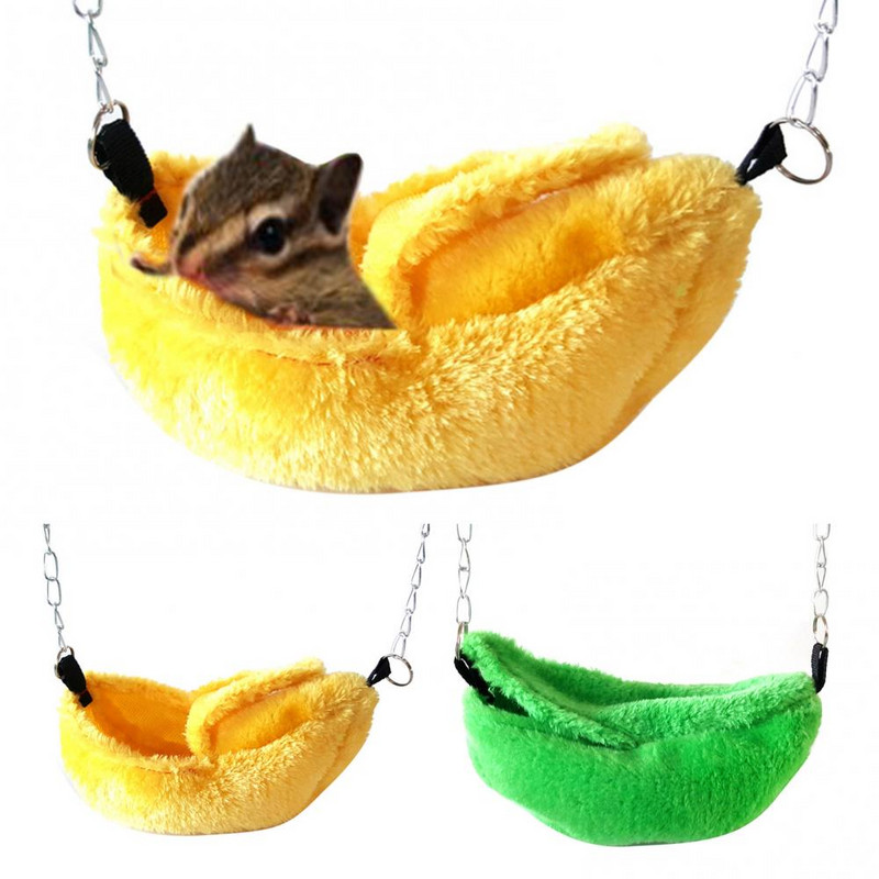 Oprema za kućne ljubimce Gnijezdo Krevet Viseći Hrčak Papiga Pamuk Banana Kabina Ljuljačka Kućica Oprema za kućne ljubimce