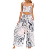 Μπικίνι 2022 Γυναικείο μαγιό δύο τεμαχίων Push Up Ξεχωριστό μπαντό ψηλόμεσο μαγιό Γυναικεία ρούχα παραλίας κομμένα εξώπλατα ρούχα σερφ