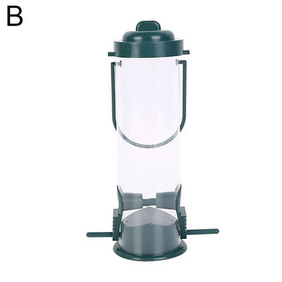 Viseća vrtna hranilica za ptice s PC cijevima, plastična vanjska automatska hranilica za ptice, hranilica za ptice Hummingbird C6j1