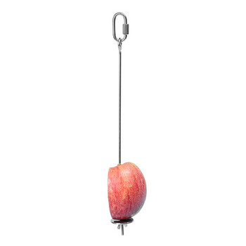 Parrot Ανοξείδωτο Πιρούνι Φρούτων Καλαμπόκι Πιρούνι Apple Παιχνίδι Κλουβί προμήθειες Πουλιών Φρούτα Ένθετο Τροφοδότης κατοικίδιων Αξεσουάρ παπαγάλου