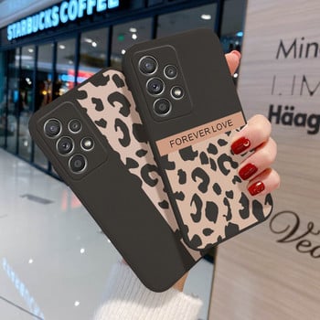 Leopard Funda за Samsung S22 Ultra Калъф Меко покритие Samsung A12 S20 FE S21 Plus A52 A52S 5G A51 A32 A50 A71 A21S A72 A31 Funda