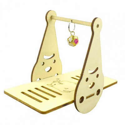 Ανθεκτικό στο δάγκωμα συμπαγές ξύλο που παίζει και ξεκουράζεται Αξεσουάρ κλουβιού κρησφύγετο κρυψώνων αρουραίων Παιχνίδι χάμστερ