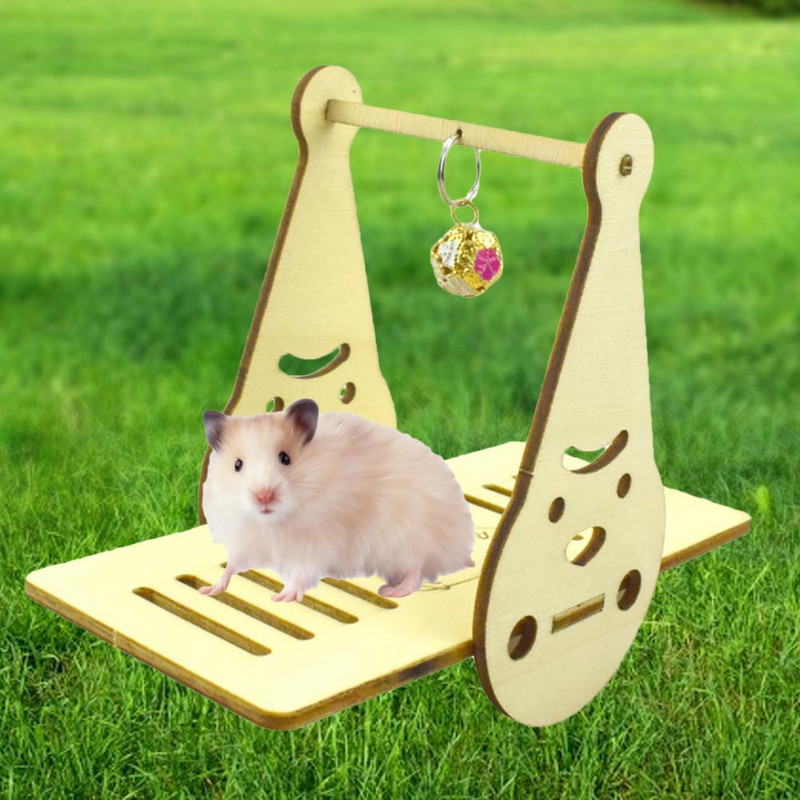 Ανθεκτικό στο δάγκωμα συμπαγές ξύλο που παίζει και ξεκουράζεται Αξεσουάρ κλουβιού κρησφύγετο κρυψώνων αρουραίων Παιχνίδι χάμστερ