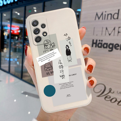 Θήκη A52 Για Samsung A52s 5G Funda Silicon Cover Galaxy A53 A12 S22 Ultra S21 S20 FE A32 A51A50 A72 A71 A21s A33 A73 Funda Coque