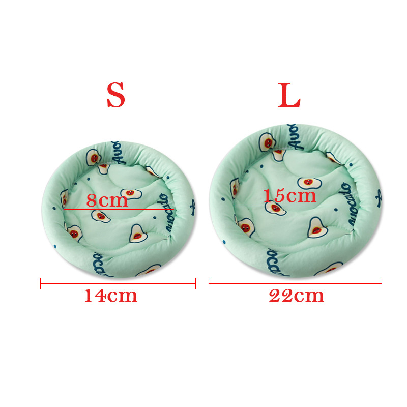 Mažas naminių gyvūnėlių kilimėlis žiurkėno lizdas Minkštas šiltas pliušinis jūrų kiaulytės namelis mažų gyvūnų lovos pagalvėlės kilimėlis voverės ežiukui triušiui