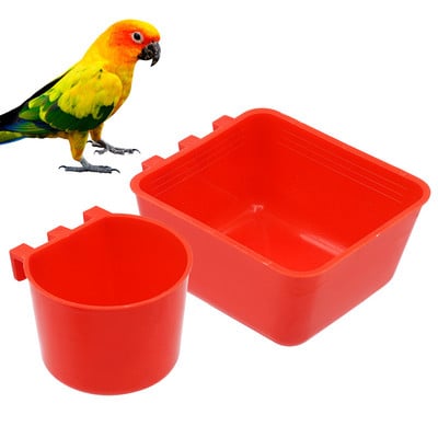 Bird Feeder Bird Cage Parrot Plastic Dringking Bowls Water Drinker for Pigeon Quail Chicken Duck bowls And Drinkers 1 τεμ.