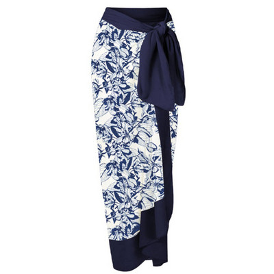 Moteriškas vientisas maudymosi kostiumėlis ir sijonas maudymosi kostiumėlis Moteriškas retro stiliaus atostogų paplūdimio suknelė Asimetriška vasaros elegantiška banglenčių apranga