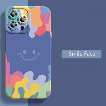 Луксозен калъф Ice Cream Smile Face за Huawei P50 Pro P40 Lite P30 P Smart 2021 Nova 10 9 5T Honor 20 30 50 70 Мек силиконов капак