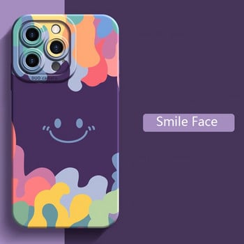 Луксозен калъф Ice Cream Smile Face за Huawei P50 Pro P40 Lite P30 P Smart 2021 Nova 10 9 5T Honor 20 30 50 70 Мек силиконов капак