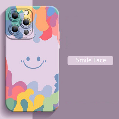 Луксозен калъф Ice Cream Smile Face за Huawei P50 Pro P40 Lite P30 P Smart 2021 Nova 10 9 5T Honor 20 30 50 70 Мек силиконов капак