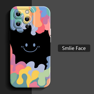 Луксозен калъф Ice Cream Smile Face за Huawei P50 Pro P40 Lite P30 P Smart 2021 Nova 10 9 5T Honor 20 30 50 70 Мек силиконов капак