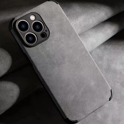 Δερμάτινη θήκη τηλεφώνου Lambskin PU για Huawei P50 Pro Lite P40 P30 Nova 10 9 5T Honor 20 30 50 9X Αντικραδασμικό ματ μαλακό υφασμάτινο κάλυμμα