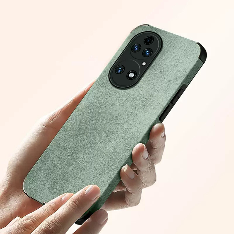 Δερμάτινη θήκη τηλεφώνου Lambskin PU για Huawei P50 Pro Lite P40 P30 Nova 10 9 5T Honor 20 30 50 9X Αντικραδασμικό ματ μαλακό υφασμάτινο κάλυμμα