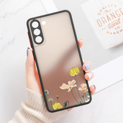 Για Samsung S22 Ultra Case Cover Samsung Galaxy S23 Ultra S 22 S21 S20 FE S10 Note 20 10 Plus S9 S8 Lavender Flowers Clear Cases