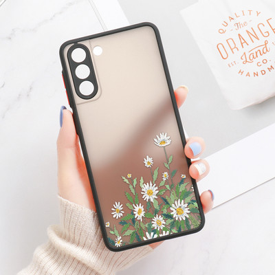 Για Samsung S22 Ultra Case Cover Samsung Galaxy S23 Ultra S 22 S21 S20 FE S10 Note 20 10 Plus S9 S8 Lavender Flowers Clear Cases