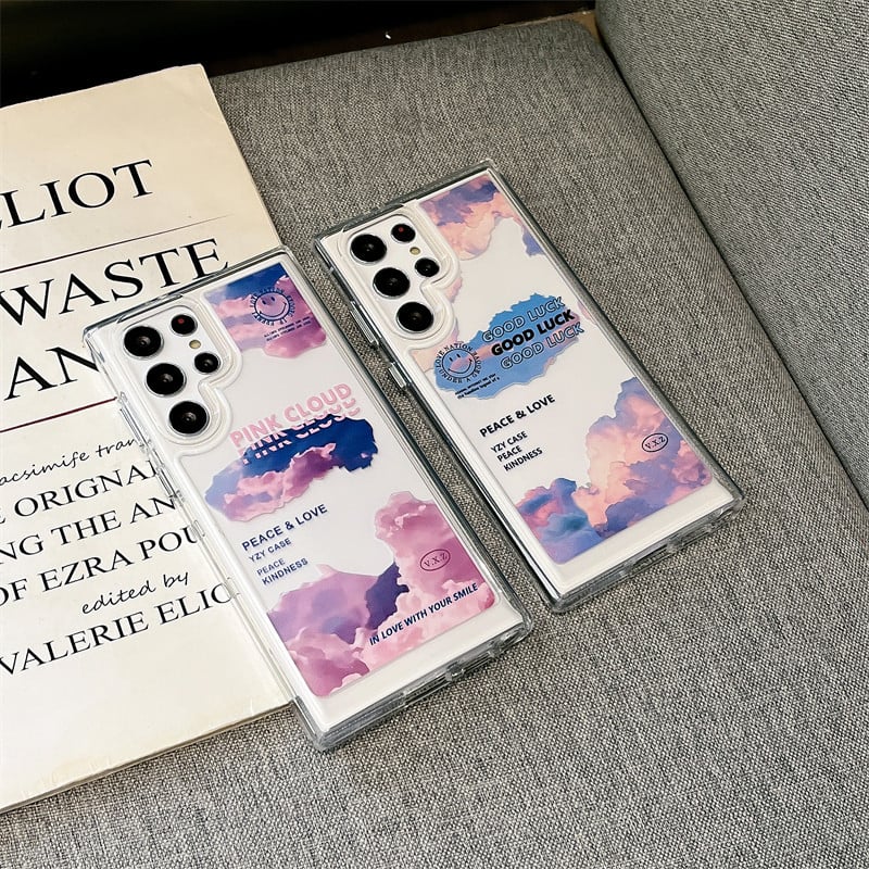 Αισθητική τέχνη Graffiti Clear Case Για Samsung S22 Ultra Θήκες Κάλυμμα Samsung Galaxy S22Ultra S21 Ultra S20 FE S10 Plus S 22 Funda