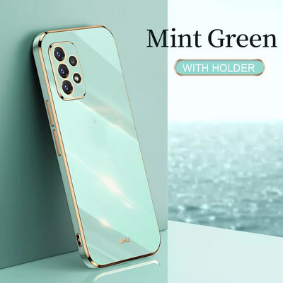 Dengiamas kvadratinis žiedo laikiklis, telefono dėklas, skirtas Samsung Galaxy S22 Ultra S21 S20 FE S10 Plus A32 A52 A72 A51 A71 silikoninis dangtelis