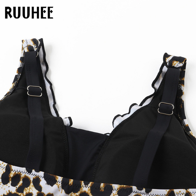 RUUHEE Nagyméretű egyrészes fürdőruha, nyomott fürdőruha Női Body fürdőruha Monokini fürdőruha traje de baño Strandruha