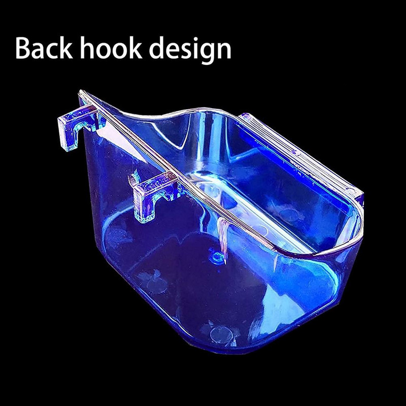 Μπανιέρα Μπανιέρα Μπανιέρα Μπανιέρα Ντους Παπαγάλος Καθαρισμός Μπάνιου Κρεμαστό κλουβί μπανιέρας Δοχείο τροφής Αξεσουάρ πουλιών για καναρινάκια