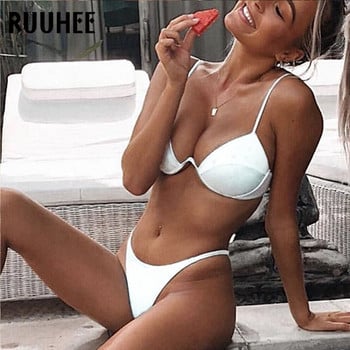 RUUHEE Brazilian Bikinis 2020 Mujer Μαγιό Γυναικείο μαγιό Σέξι σετ μπικίνι Push Up Μαγιό Παραλία Γυναικείο μαγιό