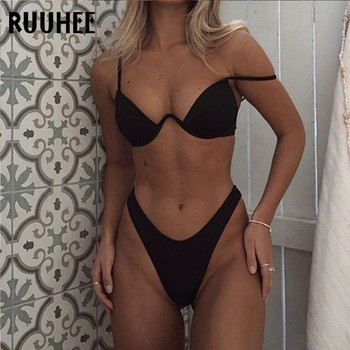 RUUHEE Brazilian Bikinis 2020 Mujer Μαγιό Γυναικείο μαγιό Σέξι σετ μπικίνι Push Up Μαγιό Παραλία Γυναικείο μαγιό