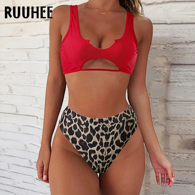 RUUHEE 2021 комплекти бикини Дамски бански бикини Dye Tie Push Up Секси бански костюм Дамски плажни костюми Biquinis Дамски бански костюми