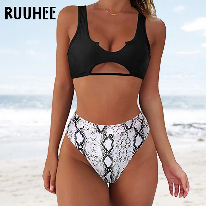 RUUHEE 2021 комплекти бикини Дамски бански бикини Dye Tie Push Up Секси бански костюм Дамски плажни костюми Biquinis Дамски бански костюми
