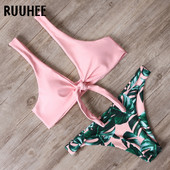 RUUHEE Bikini kupaći kostim Ženski seksi bikini komplet Push Up kupaći kostim s printom Ženska ljetna odjeća za plažu 2020. Ženski bikini