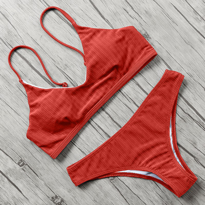 RUUHEE Bikini kupaći kostim Ženski seksi bikini komplet Push Up kupaći kostim s printom Ženska ljetna odjeća za plažu 2020. Ženski bikini