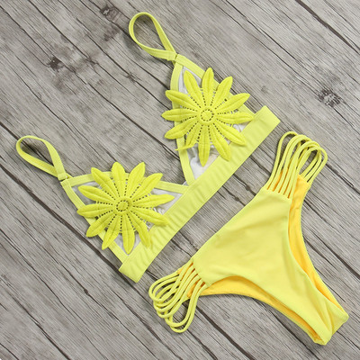 RUUHEE Bikini kupaći kostim Ženski seksi bikini komplet Push Up kupaći kostim s printom Ženska ljetna odjeća za plažu 2020. Ženski bikini