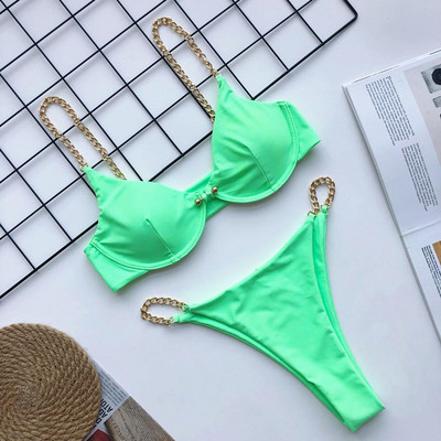 RUUHEE Bikini kupaći kostim Ženski seksi bikini komplet Push Up kupaći kostim s printom Ženska ljetna odjeća za plažu 2020. Ženski bikini